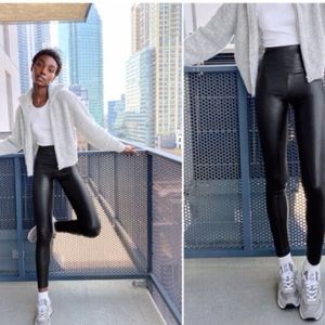 Aritzia Wilfred daria pant XS faux leather